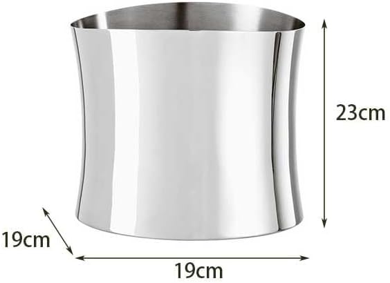 Ice Bucket Ice Bucket for Freezer European Style Stainless Steel Ice Bucket, Home Wine, Champagne, Beer, Red Wine, Ice Bucket Model Room Decoration Ice Buckets Party Cooler Drink Cooler(Medium)