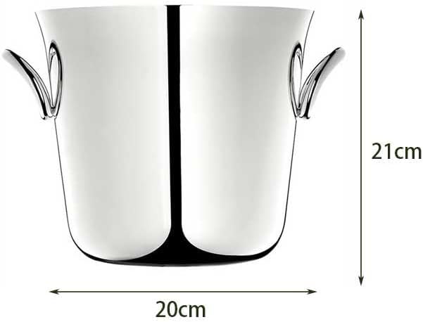 Ice Bucket Ice Bucket for Freezer Stainless Steel Ice Bucket Household Wine Set Ice Bucket, Wine Champagne Beer Red Wine Cocktail Chilled Ice Bucket Ice Buckets Party Cooler Drink Cooler