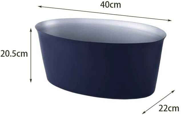 Ice Bucket Ice Bucket for Freezer Stainless Steel Ice Wine Bucket, Bar Champagne Basin Large Ice Bucket, Beer and Red Wine Ice Bucket Ice Buckets Party Cooler Drink Cooler(C)