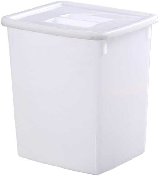 White Square Bucket Cold Freezer Rectangular Milk Tea Ice Bucket Cold Drink Bucket with Lid
