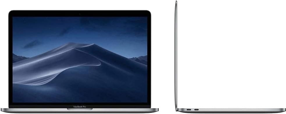 Mid 2019 Apple MacBook Pro with 2.4 GHz Intel Core i5-7400T (13.3 inches, 8GB, 512GB) Space Gray (Renewed)