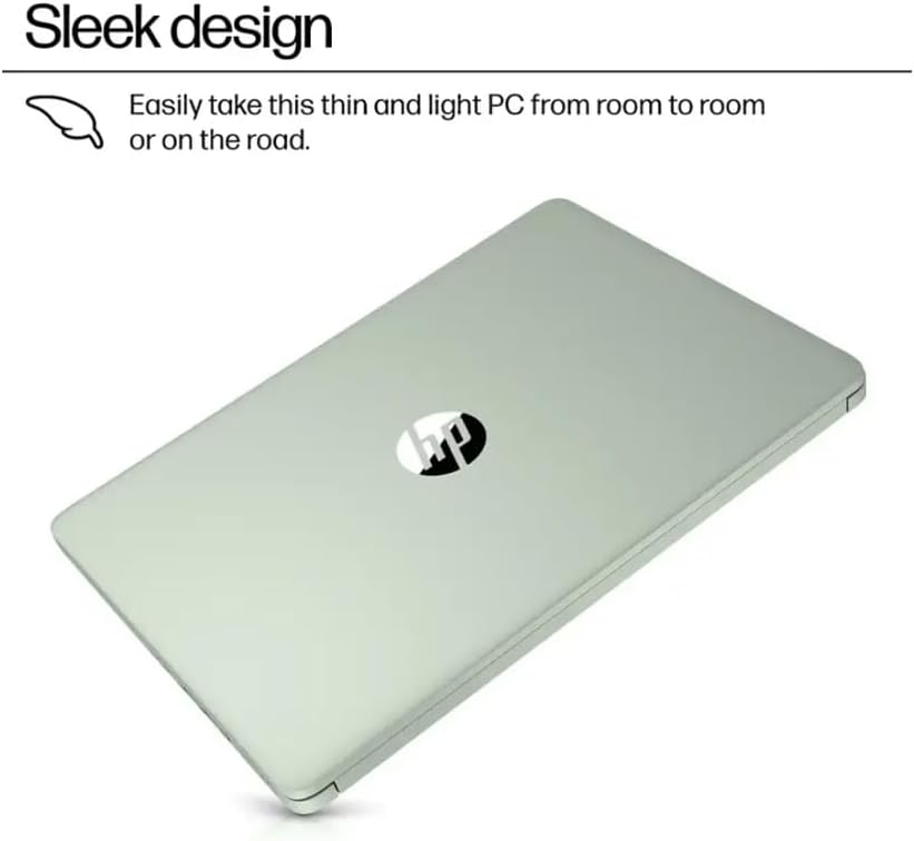 HP Student Laptop, Intel Processor N150(up to 3.6 GHz), 14 Inch LED Screen,8G RAM, 128GB Storange1 Year Office 365, Windows 11 Home,Willow Green