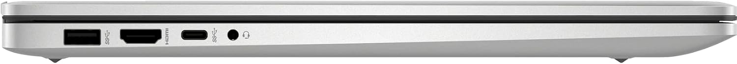HP 2025 Laptop | 17-CN500 | 17.3' 1920 x 1080 IPS | Intel-12 Core Ultra 7 255U | 16GB DDR5 | 512GB SSD | Windows 11 Home | Wi-Fi 6 - Bluetooth 5.3 - Backlit Keyboard - 720p HD Camera - Natural Silver