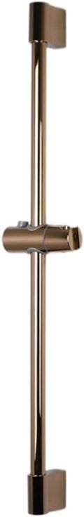 Shower Bar Angel Height Adjustable Sliding Hand Shower Bar Chrome Matt Black Stainless Steel 64cm Bathroom Fixtures(Round RG)