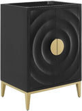 Modway Beau 24 Inch Single Bathroom Vanity in Black