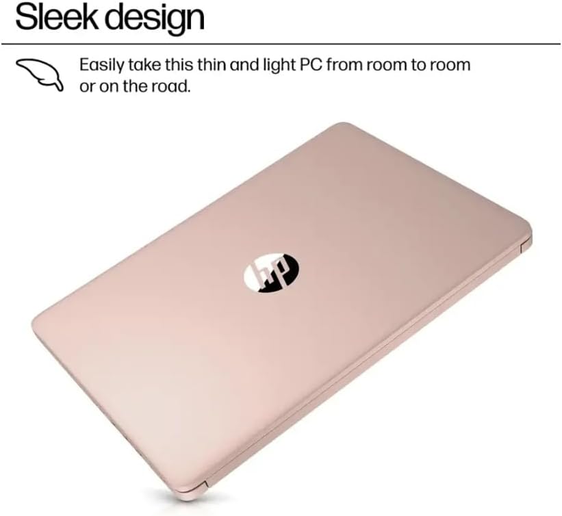 HP 2025 Student Laptop, Intel Processor N150(up to 3.6 GHz), 14 Inch LED Screen,8G RAM, 256GB Storange (128GB UFS+128GB MSD),1 Year Office 365, Windows 11 Home,w/YYY Accessories,Rose Gold
