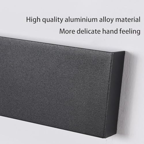 Modern Outdoor LED Wall Light with Motion Sensor - Adjustable 3000K/4500K/6000K - Black Aluminum Square Design for Indoor/Outdoor - Perfect for Bedroom, Living Room, Bathroom, Garden, Patio (120cm)