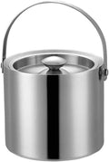Stainless Steel Ice Bucket With Cold Insulation And Lid KTV Bar Red Wine And Beer Chilled