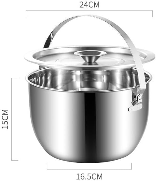 Ice Bucket Ice Bucket for Freezer Stainless Steel Ice Bucket Bar Champagne Bucket, Outdoor Beverage Beer Red Wine Cocktail Ice Bucket, Ice Storage Bucket Ice Buckets Party Cooler Drink Cooler(5L)
