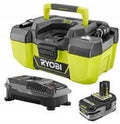 Ryobi 18-Volt ONE+ Lithium-Ion Cordless 3 Gal. Project Wet/Dry Vac with Accessory Storage Kit, (1) 3.0 Ah Battery, and Charger Model# P1978N