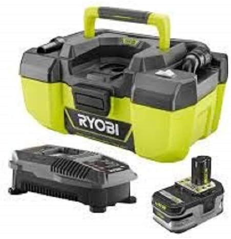 Ryobi 18-Volt ONE+ Lithium-Ion Cordless 3 Gal. Project Wet/Dry Vac with Accessory Storage Kit, (1) 3.0 Ah Battery, and Charger Model# P1978N