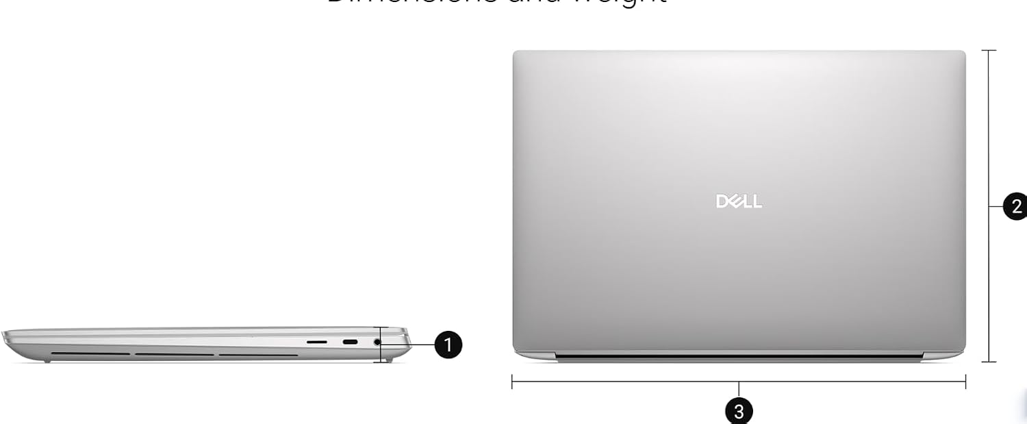 NewDell 16 Premium(Next Gen XPS 16) Professional Laptop, 16.3' OLED UHD+ (3840x2400) Touch Screen, Core Ultra 9 285H 16Core, 32GB RAM 1TB SSD, Geforce RTX 5060, 3*Thunderbolt 4 Wi-Fi 7 Win 11Pro AI PC