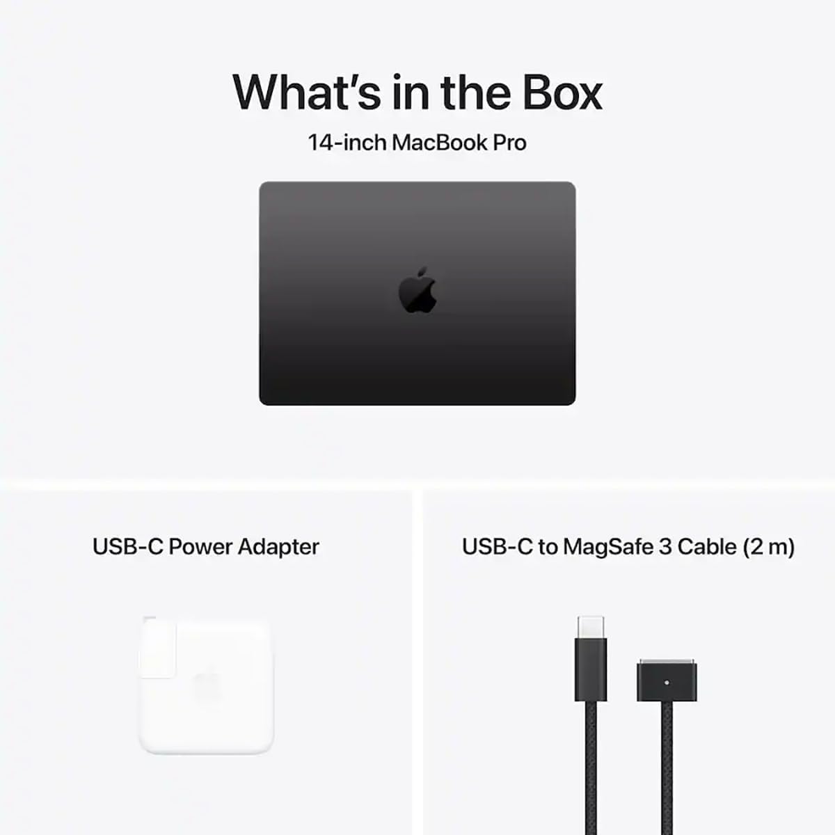 Apple MacBook Pro 14' with M5 Chip, 10-Core CPU and 10-Core GPU, Late 2025 - Space Black, Standard, 32GB Memory, 70W Adapter, 512GB SSD