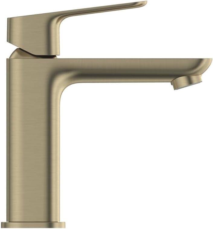 Grohe 101920EN00 Cubeo Single Hole Single Handle M-Size Bathroom Faucet, 1.2 GPM, Brushed Nickel