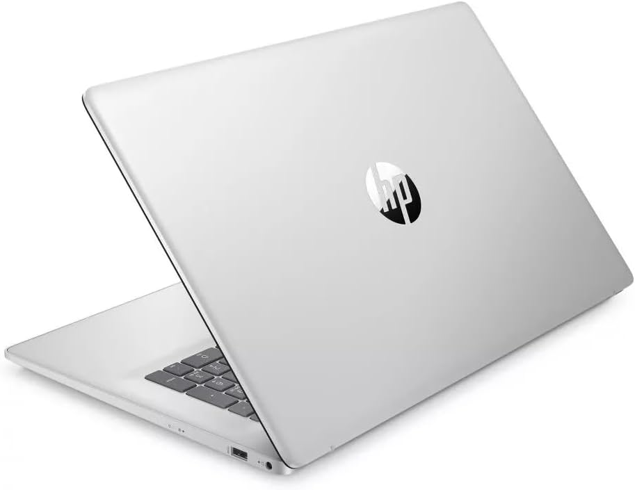 HP 17.3' FHD Business Laptop Computer, 16GB RAM 1TB SSD, 6-core AMD Ryzen 5 Processor, Windows 11 Laptop, Copilot AI Ready, Numeric Keypad, PLUSERA 8-in-1 Hub Included, Natural Silver