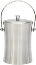 Ice Bucket Ice Bucket for Freezer Stainless Steel Double-layer Ice Bucket portable Bar Party Red Wine Beer Bucket Cold Ice Bucket Large-capacity Ice Bucket Ice Buckets Party Cooler Drink Cooler(S22.5c