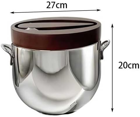 Ice Bucket Ice Bucket for Freezer Stainless Steel Ice Bucket, Home Wine Set Wine Champagne Beer Red Wine Ice Bucket Ice Buckets Party Cooler Drink Cooler