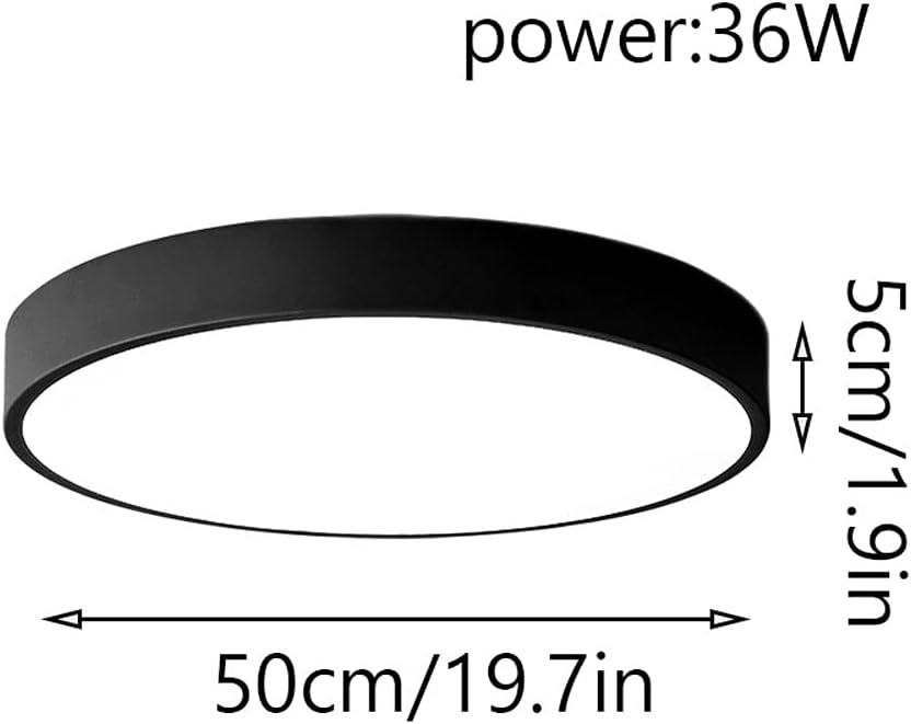 Ceiling Pendant Light , Bathroom Black Flush Ceiling Lights Minimalist Chandeliers Ceiling Light Wrought Iron Creative Circle Ceiling Lamp Slim Flat Ceiling Lights Fixture for Closets Bedroom Stairwel