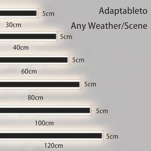 Modern Outdoor LED Wall Light with Motion Sensor - Adjustable Color Temperature 3000K/4500K/6000K - Stylish Black Aluminum Square Design for Indoor/Outdoor - Perfect for Bedroom, Living Room, Bat...
