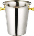 High Face Value Ice Bucket,Stainless Steel Red Wine Ice Bucket Wine Barrel Large Ice Wine Barrel Champagne Barrel Gold Ear White Fun Ice Bucket Ice Buckets/B (A)