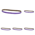 3M Cubitron II File Belt, 33446, 80+ Grit, 1/2 in x 18 in, File Belts, Resin Bonded, Spot Weld Removal, 10 Count (Pack of 5)