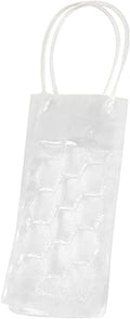 Ice Buckets Simple Portable Ice Bag White Wine Ice Cold Tool Freezer Bag Out Refrigerated Cooler Ice Bag Beer Beverage Cooling Ice Bucket Kits (Color : White)