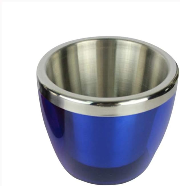 ice bucket, Ice Bucket, Stainless Steel Ice Bucket - Blue Wine Barrel, Bar Home Wine Barrel Hotel Use, Mini Red Wine Ice Bucket