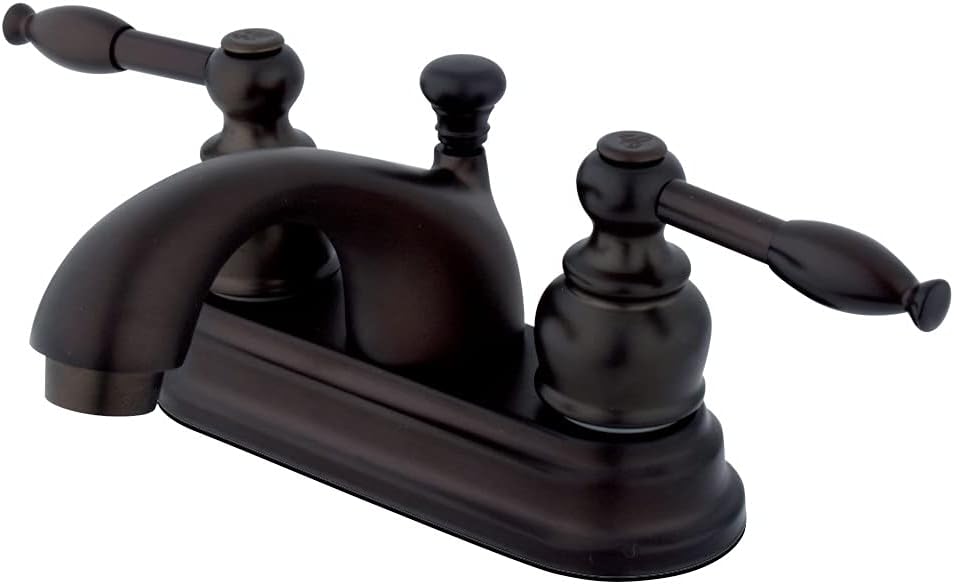 Kingston Brass KB2605KL 4 in. Centerset Bathroom Faucet, Oil Rubbed Bronze