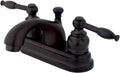 Kingston Brass KB2605KL 4 in. Centerset Bathroom Faucet, Oil Rubbed Bronze
