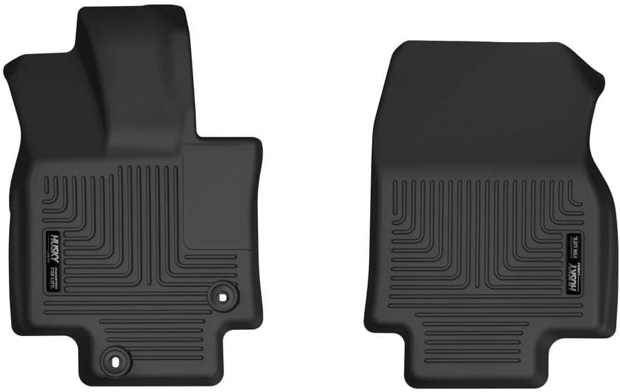 Husky Liners X-act Contour Floor Mats | Fits 2020-2026 Toyota Highlander | Front Row, 2-pc Black - 55881
