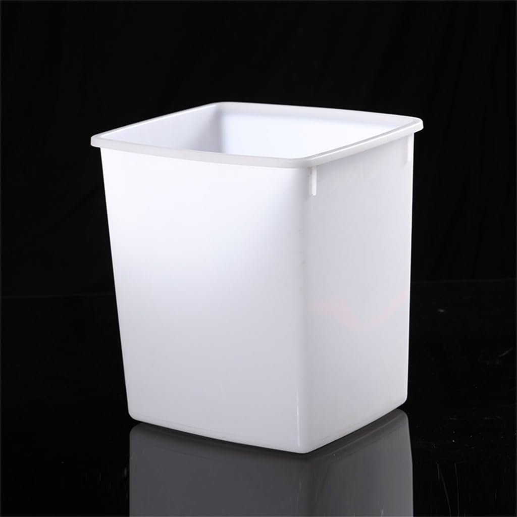 White Square Bucket Cold Freezer Rectangular Milk Tea Ice Bucket Cold Drink Bucket with Lid