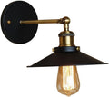 Porch Lights Bathroom Lighting Wrought Iron Bedroom Retro Wall Lamps Simple Personality Creative Outdoor Night Light(Black)