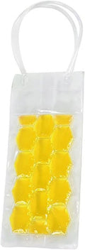 Ice Buckets Simple Portable Ice Bag White Wine Ice Cold Tool Freezer Bag Out Refrigerated Cooler Ice Bag Beer Beverage Cooling Ice Bucket Kits (Color : Yellow)