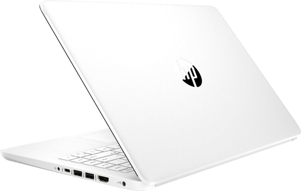 HP 14 inch HD Laptop, Intel Celeron N4500, 4GB DDR4 RAM, 64GB eMMC + 512GB SSD, Windows 11 Home in S Mode, One Year Microsoft 365 Included, WiFi6, Snowflake White with HEX Accessories