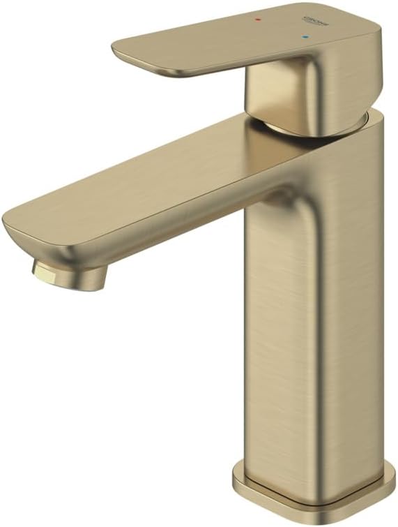 Grohe 101920EN00 Cubeo Single Hole Single Handle M-Size Bathroom Faucet, 1.2 GPM, Brushed Nickel