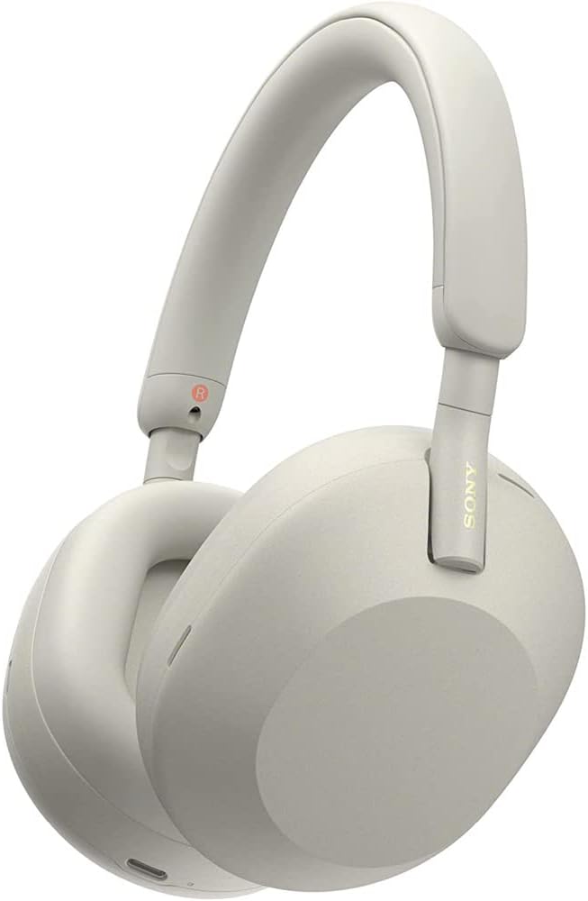 Sony WH1000XM5/S Wireless Industry Leading Noise Canceling Headphones, Silver Bundle with Premium 2 YR CPS Enhanced Protection Pack, Deco Gear Headphone Case and Audio Entertainment Essentials Bundle