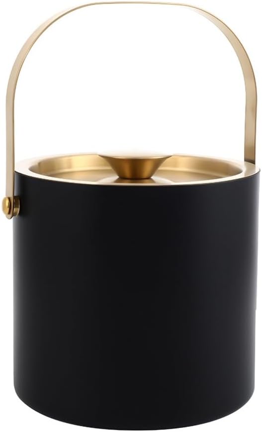 JSEIAJB 3L Stainless Steel Layer ice Bucket KTV Large Capacity Champagne and red Wine Bucket with
