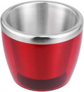 ice bucket, Ice Bucket Red Ice Bucket - Stainless Steel Double Bar Ice Bucket, Champagne Barrel, Ktv Club Bar Supplies, Drink Freezer