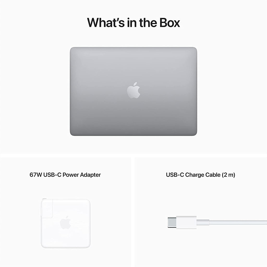 Apple MacBook Pro with M2 chip: 13‚Äù Retina Display, 8GB RAM, 512GB SSD, Touch Bar, Backlit Keyboard, FaceTime HD Camera, Space Gray