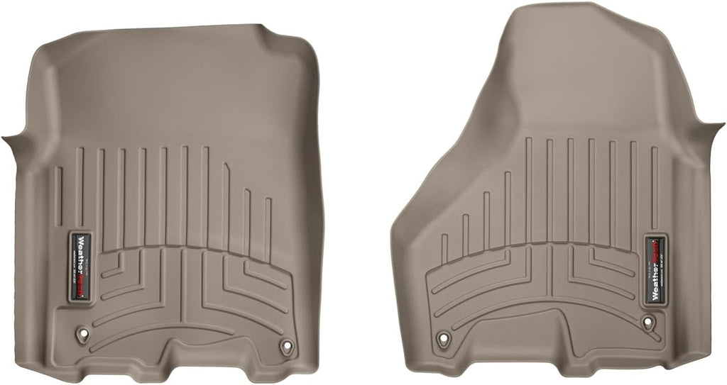 Weathertech Custom Fit FloorLiners for Dodge Ram Truck 1500 Classic, Ram 1500, Ram 1500-1st Row (454781), Tan