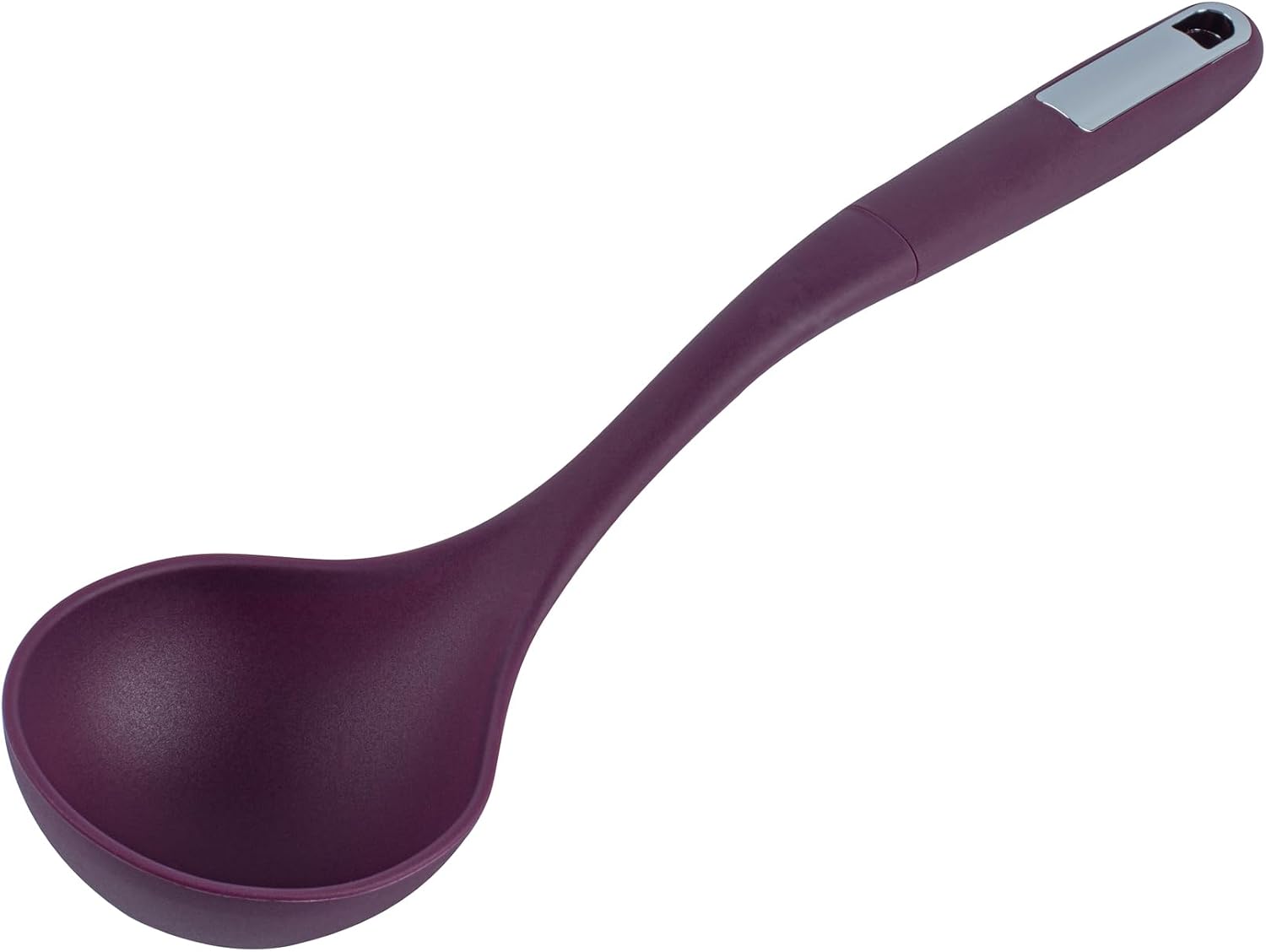 Restaurantware Silicone Utensil Set Pack of 10 Non-Slip Handle 6-Piece Kitchen Tool Set, Heat-Resistant Dishwasher-Friendly Cooking Accessories, Durable Purple Cooking Utensils
