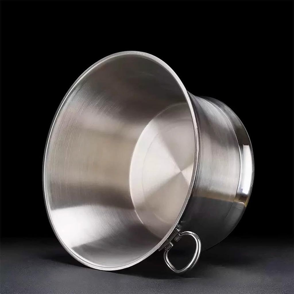 Ice Bucket Ice Bucket for Freezer Large Stainless Steel Double-Layer Ice Bucket, Champagne Basin Beer Bucket Hotel Large Banquet Red Wine Wine Ice Bucket Ice Buckets Party Cooler Drink Cooler