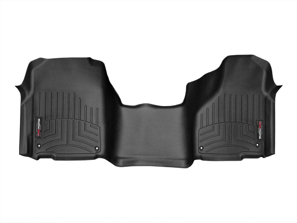 WeatherTech Custom Fit FloorLiners for Dodge Ram Truck 1500/1500 Classic, 2500/3500-1st Row - Over The Hump (444641), Black