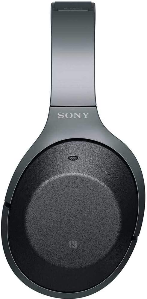 Sony Noise Cancelling Headphones WH1000XM2: Over Ear Wireless Bluetooth Headphones with Microphone - Hi Res Audio and Active Sound Cancellation - Black (2017 model)