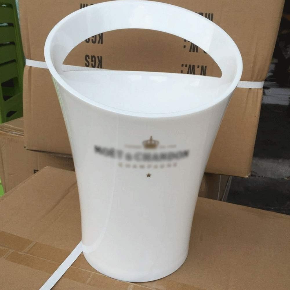 ice bucket, 3L Thicken Acrylic White Ice Buckets Wine Wine Holder for Red Wine Beer Party Bucket
