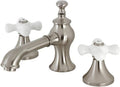 Kingston Brass KC7068PX Vintage 8 in. Widespread Bathroom Faucet, Brushed Nickel