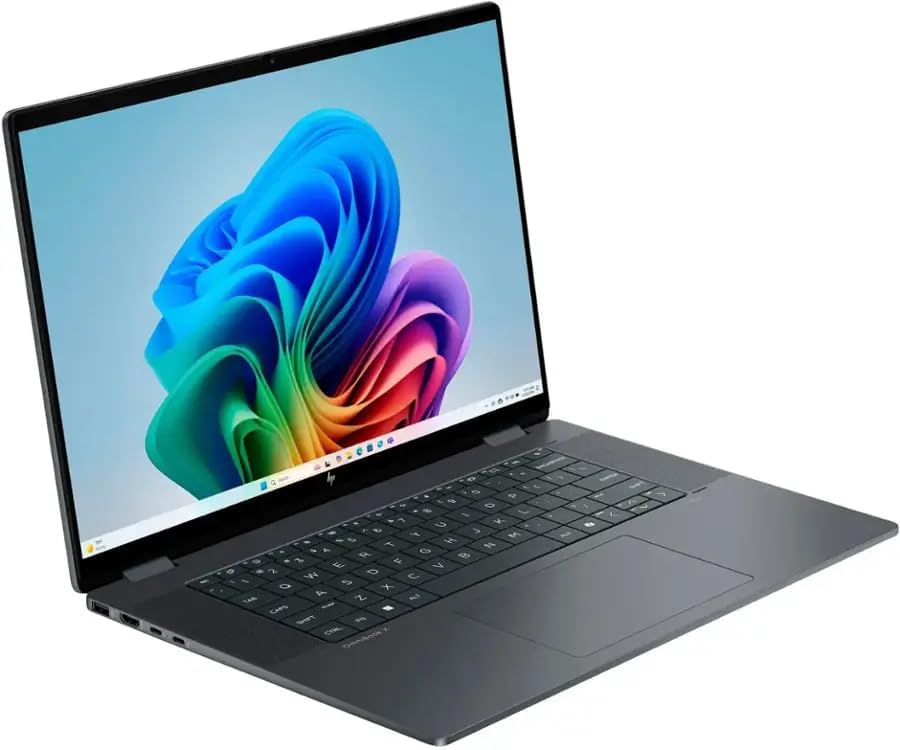 HP OmniBook X Flip 2-in-1 Laptop 2025 16' 2880x1800 120Hz Touchscreen, Intel Core Ultra 9 288V, 8-core, Intel Arc 140V, 32GB LPDDR5, 2TB SSD, Backlit KB, Thunderbolt 4, Wi-Fi 6E, Windows 11 Pro