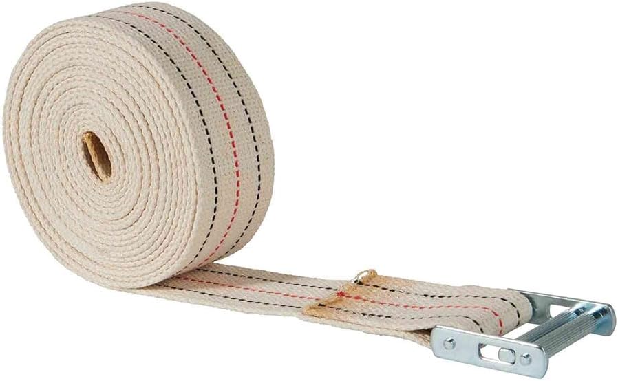 Mytee Products Piano Moving Kit – Includes 2'x28' Cotton Webbing Strap with Roller Buckle 1,320 lbs BS & 6 Ft Skid Safety Board Pad – Professional Equipment for Moving Pianos, Furniture