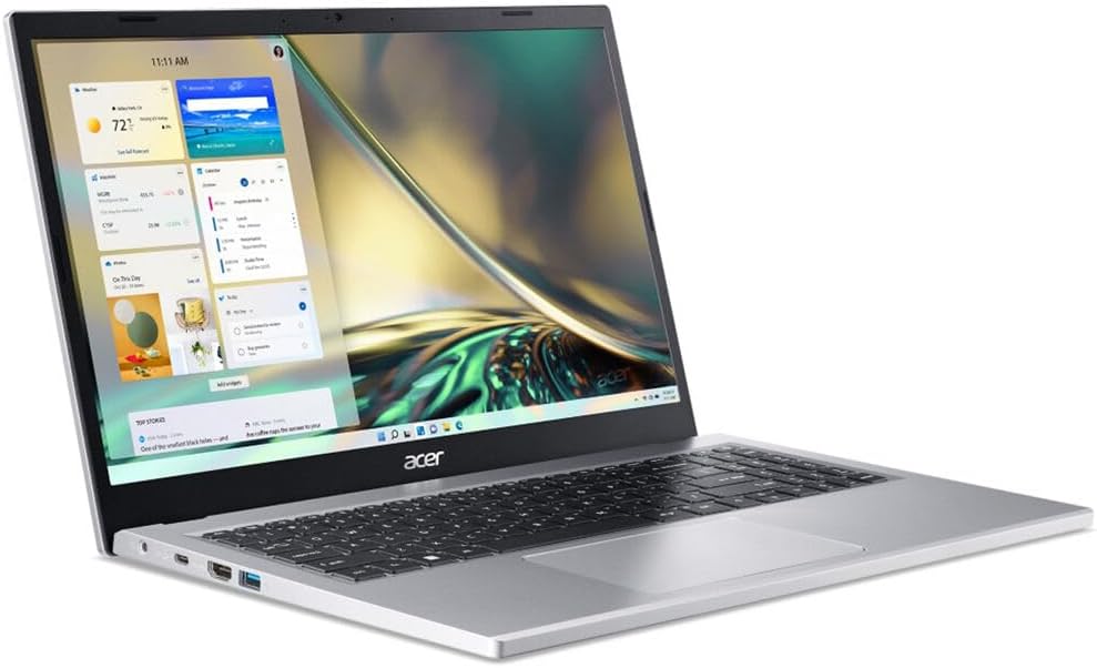 Acer 2025 Aspire 3 15.6' FHD IPS Touchscreen Laptop 4-Core AMD Ryzen 5 7520U AMD Radeon Graphics 16GB LPDDR5 512GB NVMe SSD USB-C w/DP WiFi AX BT Webcam HDMI2.1 Backlit KB Windows 11 Home w/RE USB