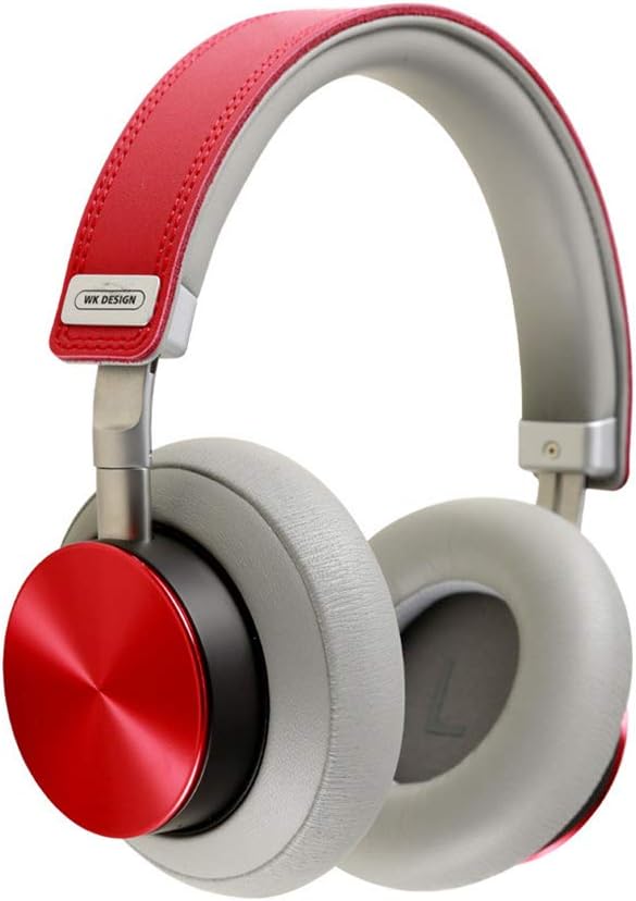 Wireless Bluetooth Headphones Active Noise Cancelling Wireless Headset Foldable HiFi Deep Bass Earphones with Microphone for PC/Cell Phones/TV,Gold